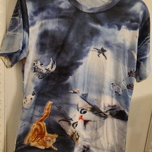 Cat lovers A1deaone tee print